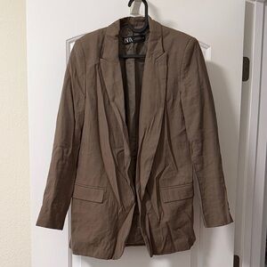 Zara Khaki Blazer